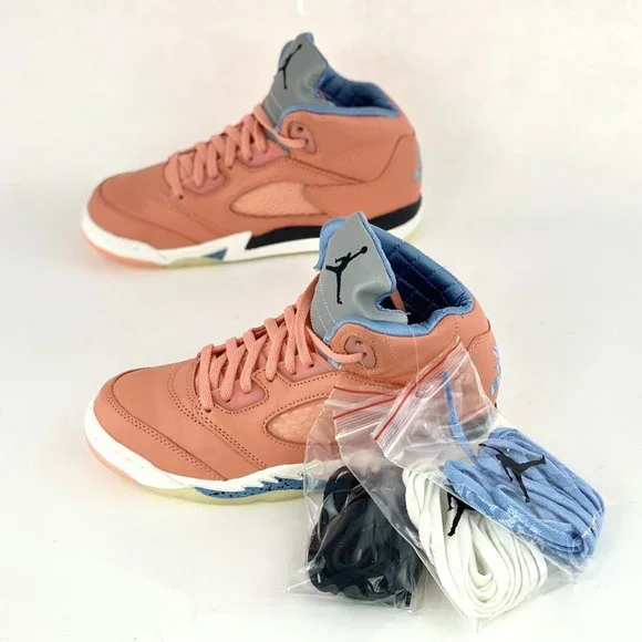 Nike Air Jordan 5 Retro X DJ Khaled TD Toddler 9C-10C We The Best Crimson Bliss - Picture 3 of 12